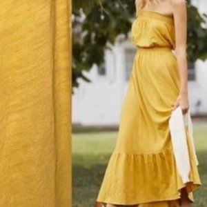 Anthropologie Flounced Maxi Dress